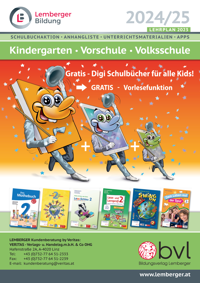 Cover Katalog Kindergarten • Vorschule • Volksschule